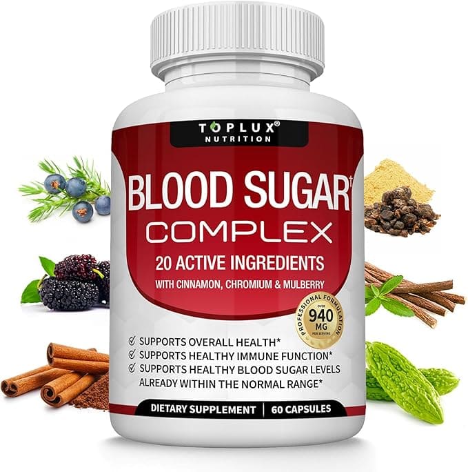 BLOOD SUGAR COMPLEX (60 cápsulas) — ¡BIENESTAR METABÓLICO DIARIO!