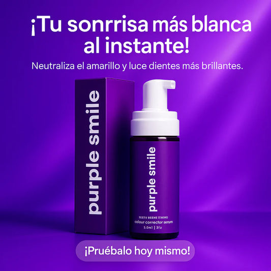 PURPLE SMILE: ¡El Secreto para una Sonrisa más Blanca al Instante!