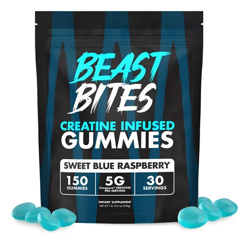 Gomitas de creatina Beastbites - mejora rendimiento deportivo